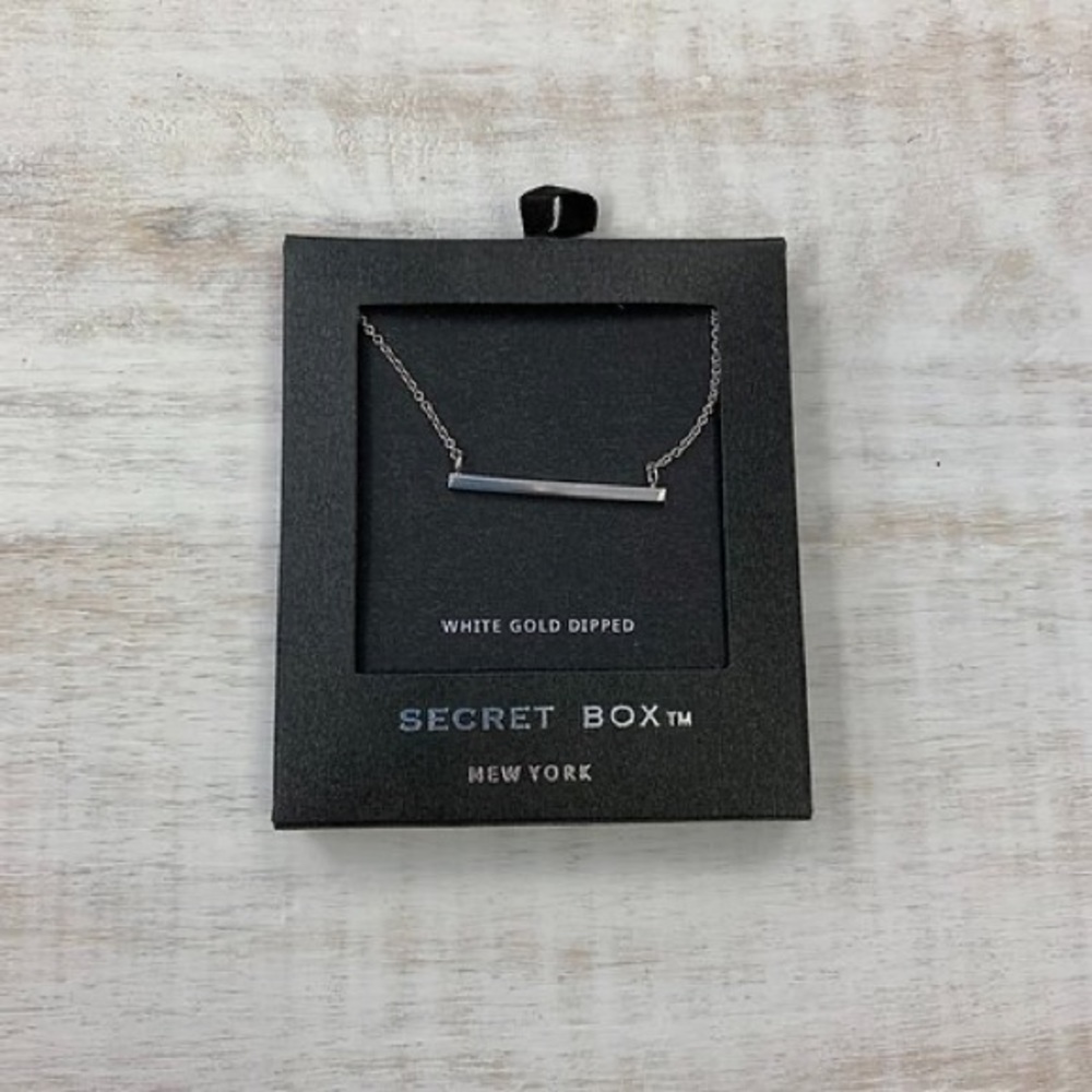24K White Gold Dipped Neckalce